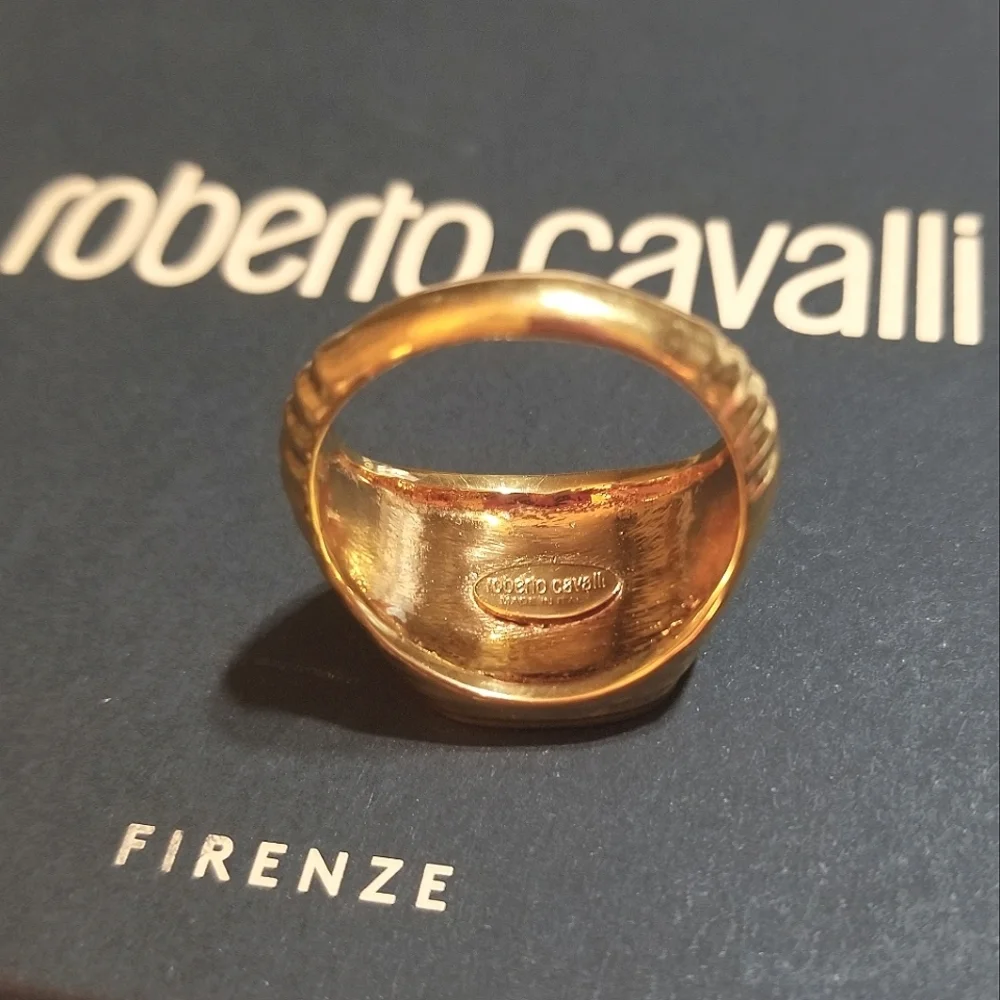 Roberto Cavalli Luxury Ring NWOT